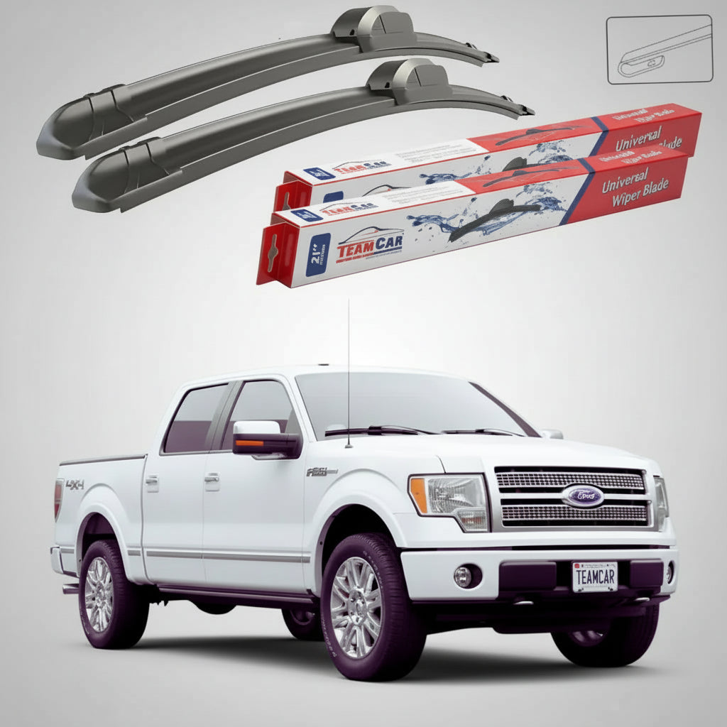 Ștergătoare Ford F150 Pick-up Gen XII+ 2007-prezent | Set Față Flat – TeamCar®