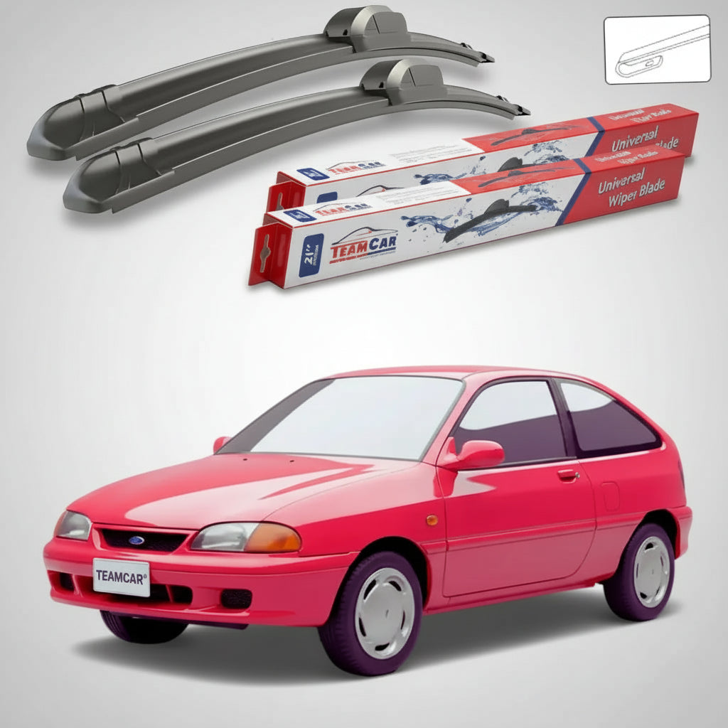 Ștergătoare Ford Festiva Hatchback WB 1993-2000 | Set Față Flat – TeamCar®