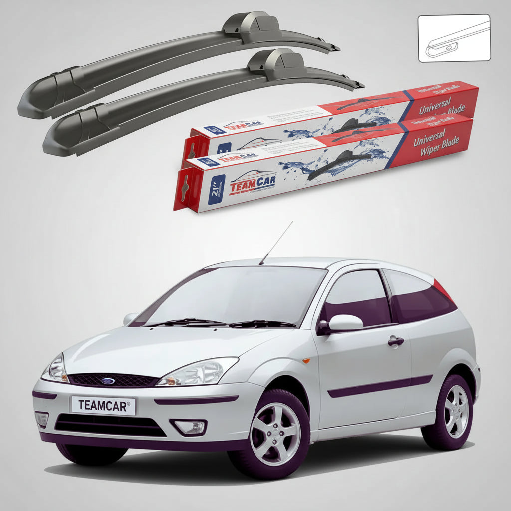 Ștergătoare Ford Focus Gen I DAW/DBW Hatchback 1998-2004 | Set Față Flat – TeamCar®