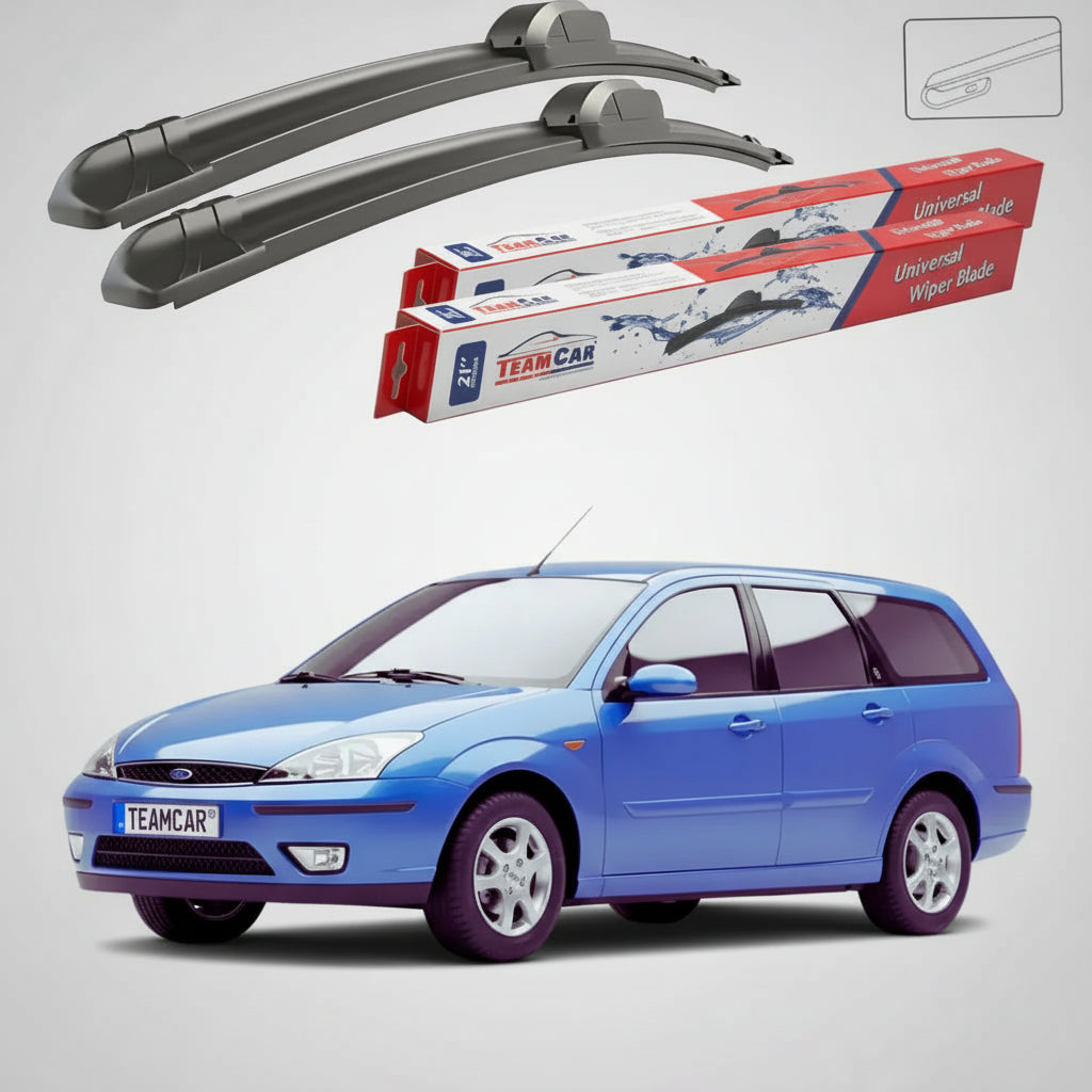 Ștergătoare Ford Focus Gen I DNW Estate 1999-2004 | Set Față Flat – TeamCar®