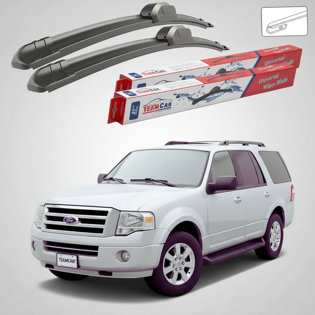 Ștergătoare Ford Expedition SUV Gen III-IV 2006-prezent | Set Față Flat – TeamCar®