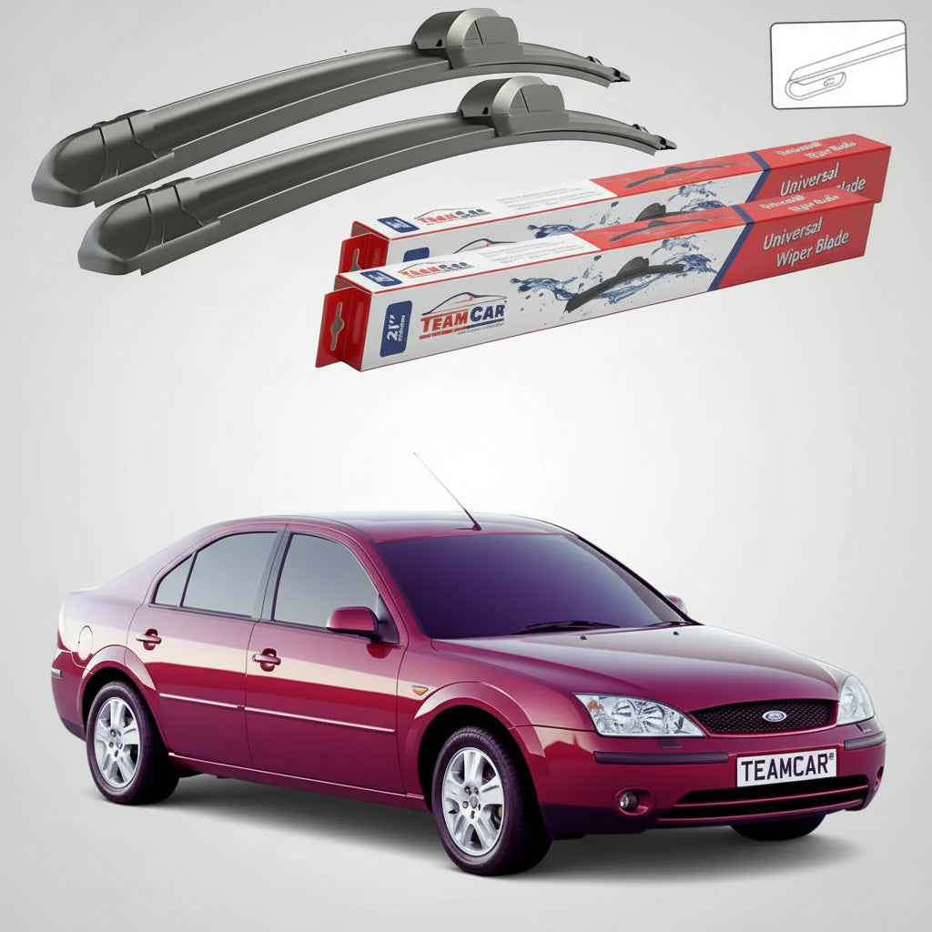 Ștergătoare Ford Mondeo Mk3 Hatchback 2000-2007 | Set Față Flat – TeamCar®