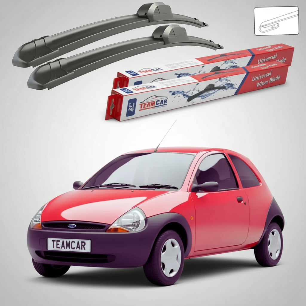 Ștergătoare Ford Ka Gen I RB Hatchback 1996-2008 | Set Față Flat – TeamCar®