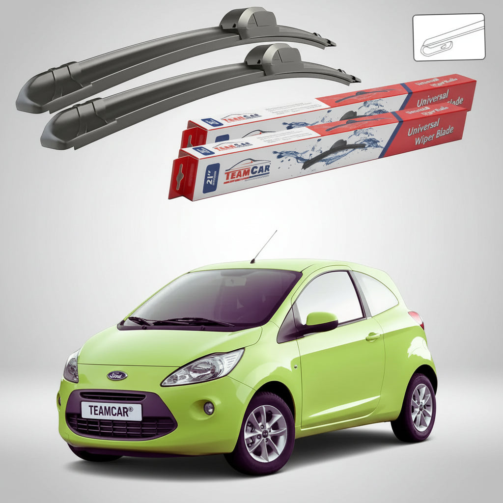 Ștergătoare Ford Ka Gen II RU8 Hatchback 2008-2010 | Set Față Flat – TeamCar®