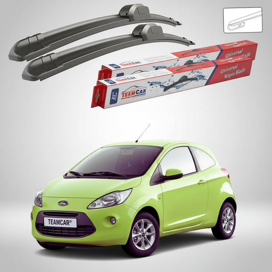 Ștergătoare Ford Ka Gen II RU8 Hatchback 2008-2010 | Set Față Flat – TeamCar®