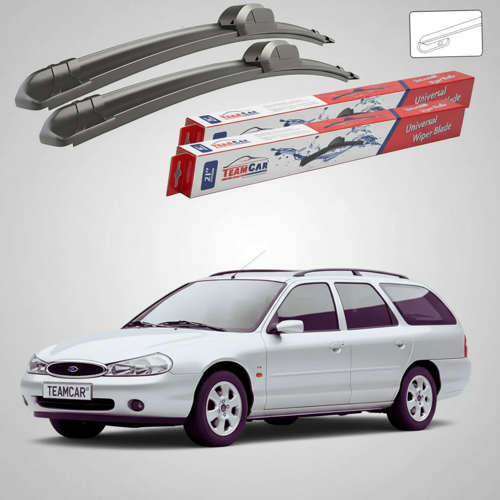 Ștergătoare Ford Mondeo Mk2 Estate 1996-2000 | Set Față Flat – TeamCar®