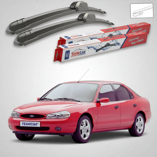 Ștergătoare Ford Mondeo Mk2 Hatchback 1996-2000 | Set Față Flat – TeamCar®