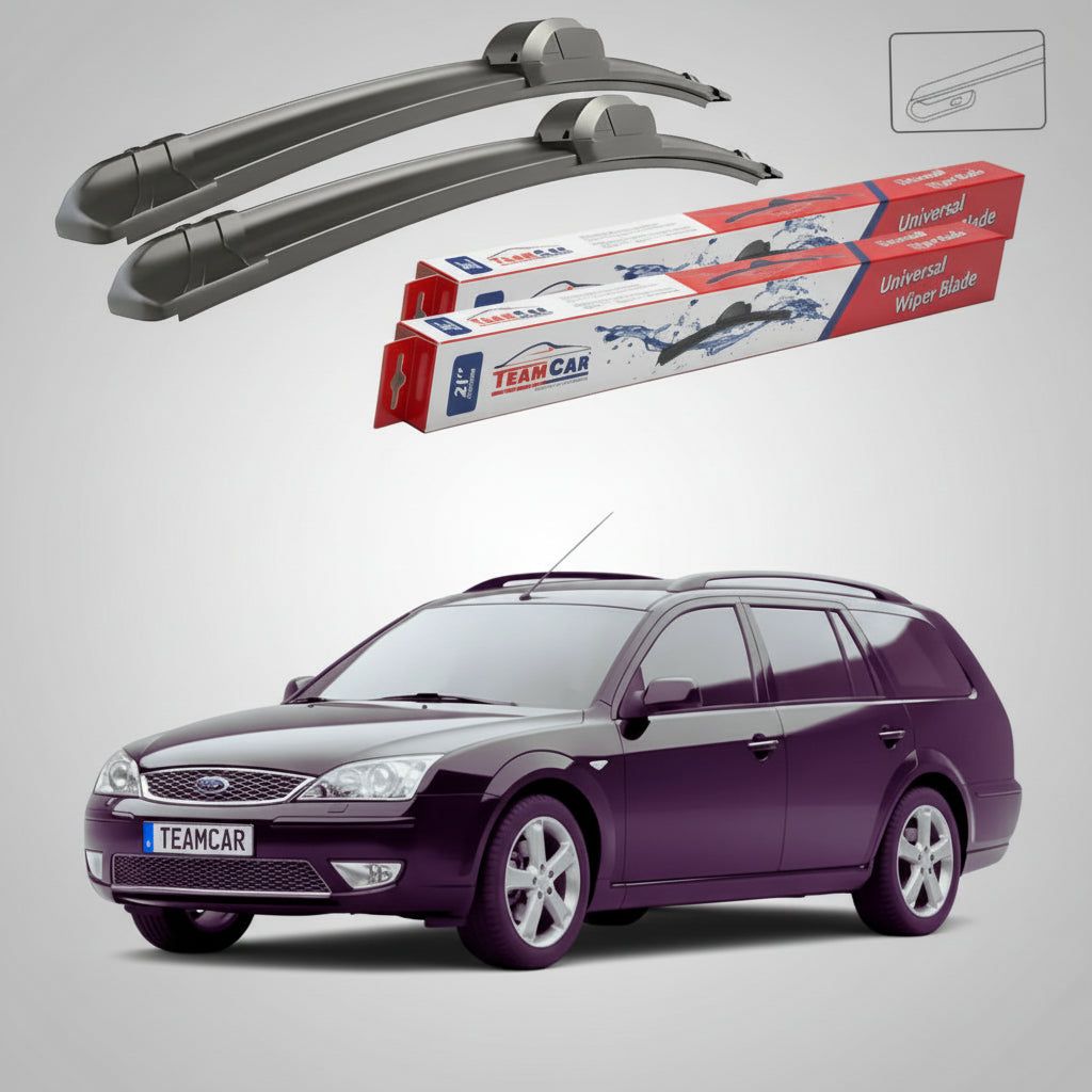 Ștergătoare Ford Mondeo Mk3 Estate 2000-2007 | Set Față Flat – TeamCar®