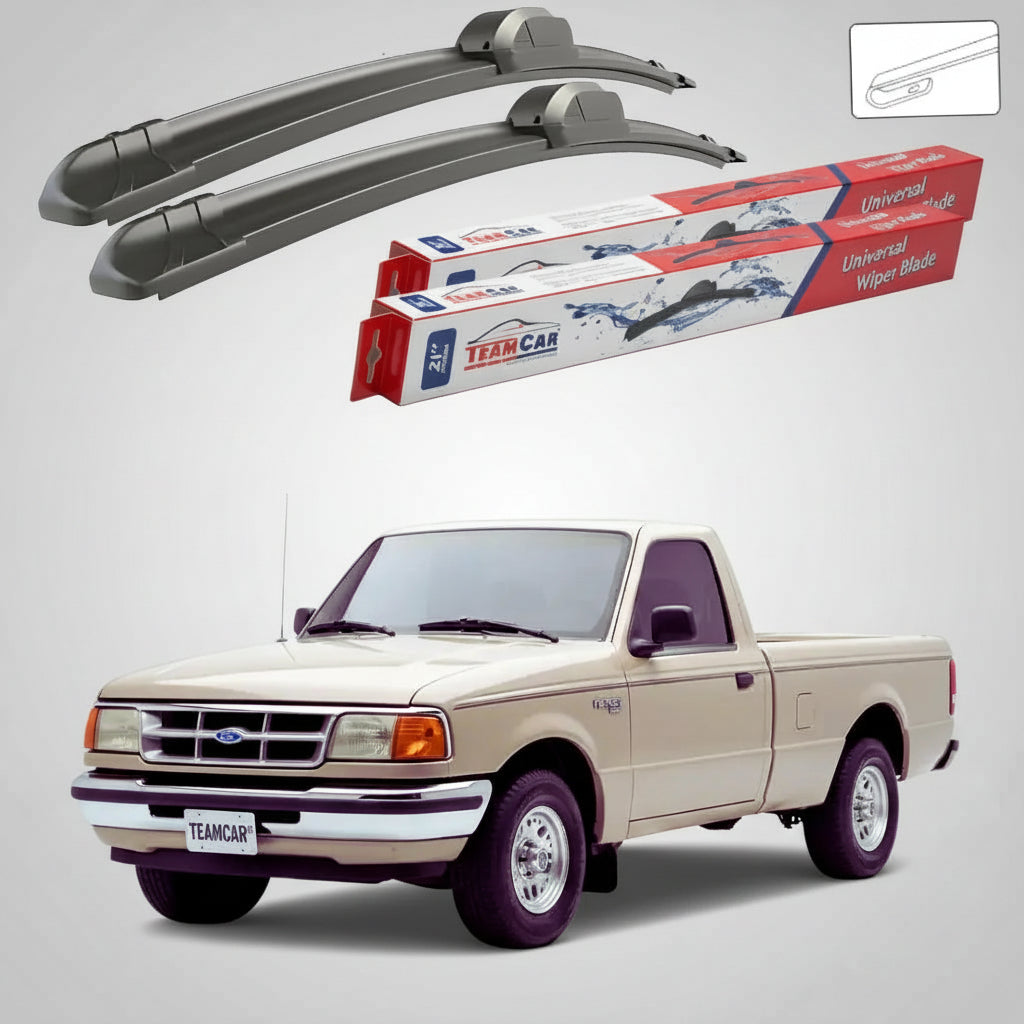 Ștergătoare Ford Ranger Gen I Pick-up 1993-2006 | Set Față Flat – TeamCar®