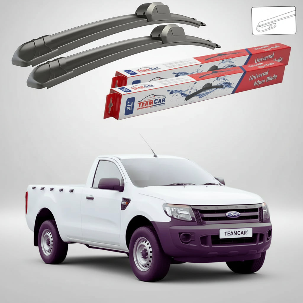 Ștergătoare Ford Ranger T6 PX Mk1 2011-2015 | Set Față Flat – TeamCar®