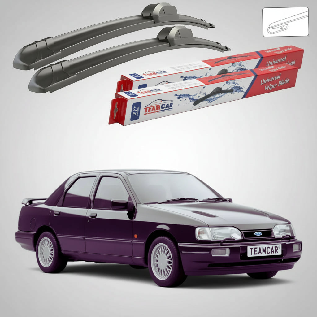 Ștergătoare Ford Sierra II Sedan 1987-1993 | Set Față Flat – TeamCar®