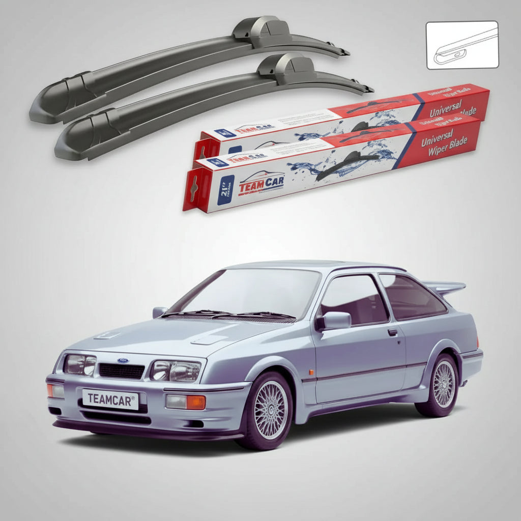 Ștergătoare Ford Sierra RS Cosworth Sedan 1987-1990 | Set Față Flat – TeamCar®