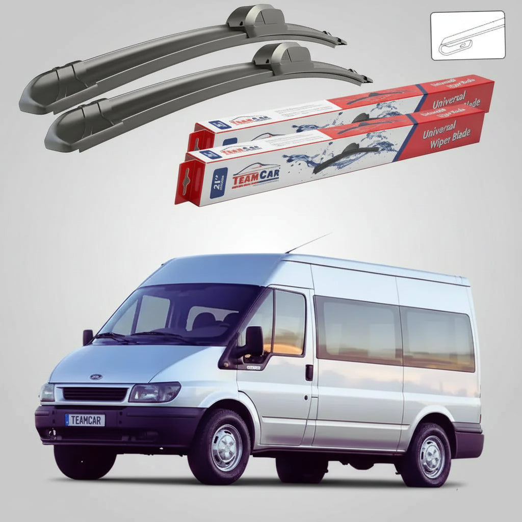 Ștergătoare Ford Transit MK6 V184 Van 2000-2006 | Set Față Flat – TeamCar®