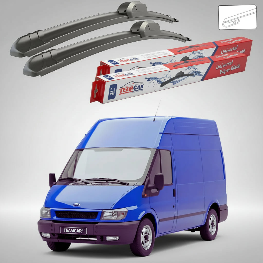 Ștergătoare Ford Transit Tourneo Gen V MK6 V184 2-Door 2000-2006 | Set Față Flat – TeamCar®