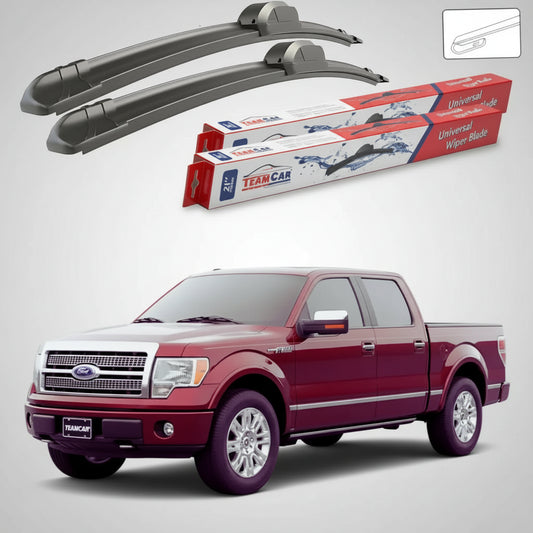 Ștergătoare Ford F150 Crew Cab Pick-up Gen XII+ 2008-prezent | Set Față Flat – TeamCar®