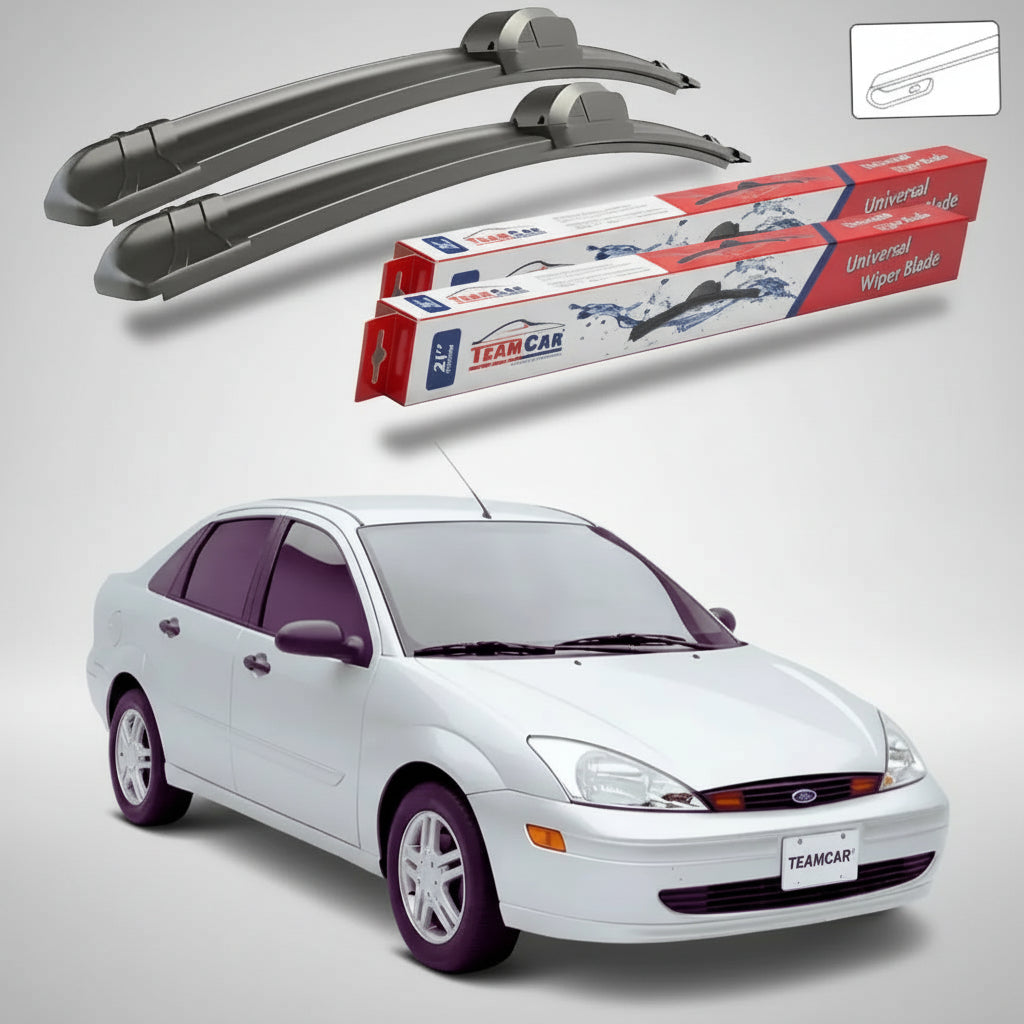 Ștergătoare Ford Focus Gen I DFW Sedan 1999-2004 | Set Față Flat – TeamCar®