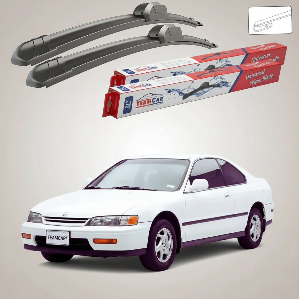 Ștergătoare Honda Accord Gen V (CD7/CD9) Coupe 1993-1998 | Set Față Flat – TeamCar®