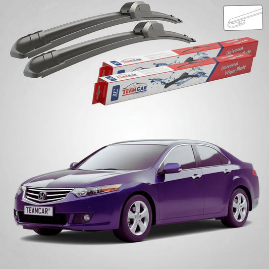 Ștergătoare Honda Accord Gen VIII (CU) Sedan 2008-2015 | Set Față Flat – TeamCar®