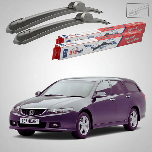 Ștergătoare Honda Accord Gen VII Tourer (CM) Estate 2003-2008 | Set Față Flat – TeamCar®