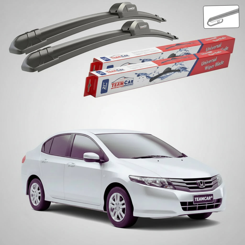 Ștergătoare Honda City Gen V (GM2/GM3) Sedan 2009-2011 | Set Față Flat – TeamCar®