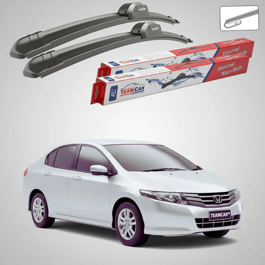 Ștergătoare Honda City Gen V (GM2/GM3) Sedan 2009-2011 | Set Față Flat – TeamCar®