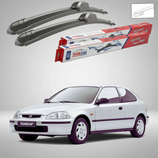 Ștergătoare Honda Civic Gen VI (EJ/EK) Hatchback 3U 1995-2001 | Set Față Flat – TeamCar®