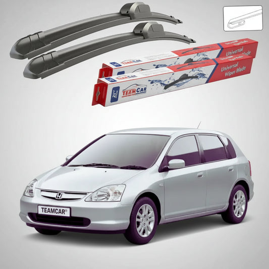 Ștergătoare Honda Civic Gen VII (EU/EP/EV) Hatchback 2001-2005 | Set Față Flat – TeamCar®