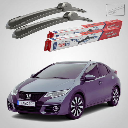 Ștergătoare Honda Civic IX FK Hatchback 2012-prezent | Set Față Flat – TeamCar®