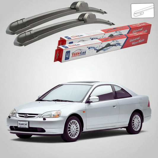 Ștergătoare Honda Civic VII EM2 Coupe 2001-2004 | Set Față Flat – TeamCar®