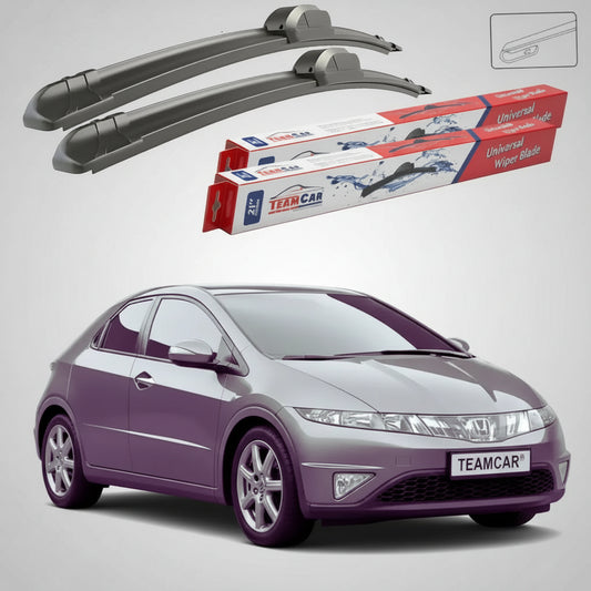 Ștergătoare Honda Civic VIII FN/FK Hatchback 2006-2011 | Set Față Flat – TeamCar®