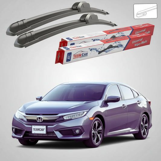 Ștergătoare Honda Civic X FC Sedan 2017-prezent | Set Față Flat – TeamCar®