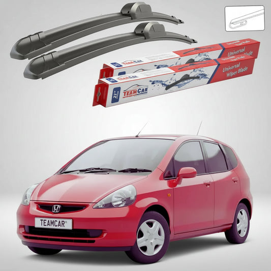 Ștergătoare Honda Jazz Gen II (GD1/GD5) Hatchback 2002-2008 | Set Față Flat – TeamCar®