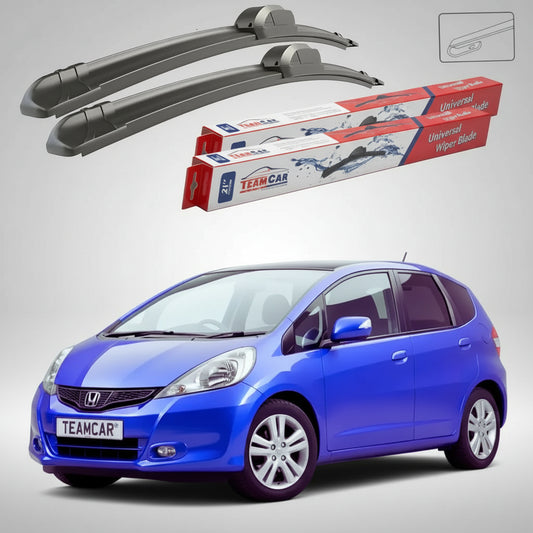 Ștergătoare Honda Jazz Gen III (GE6/GE8/GG1-GG6/GP1) Hatchback 2008-2015 | Set Față Flat – TeamCar®