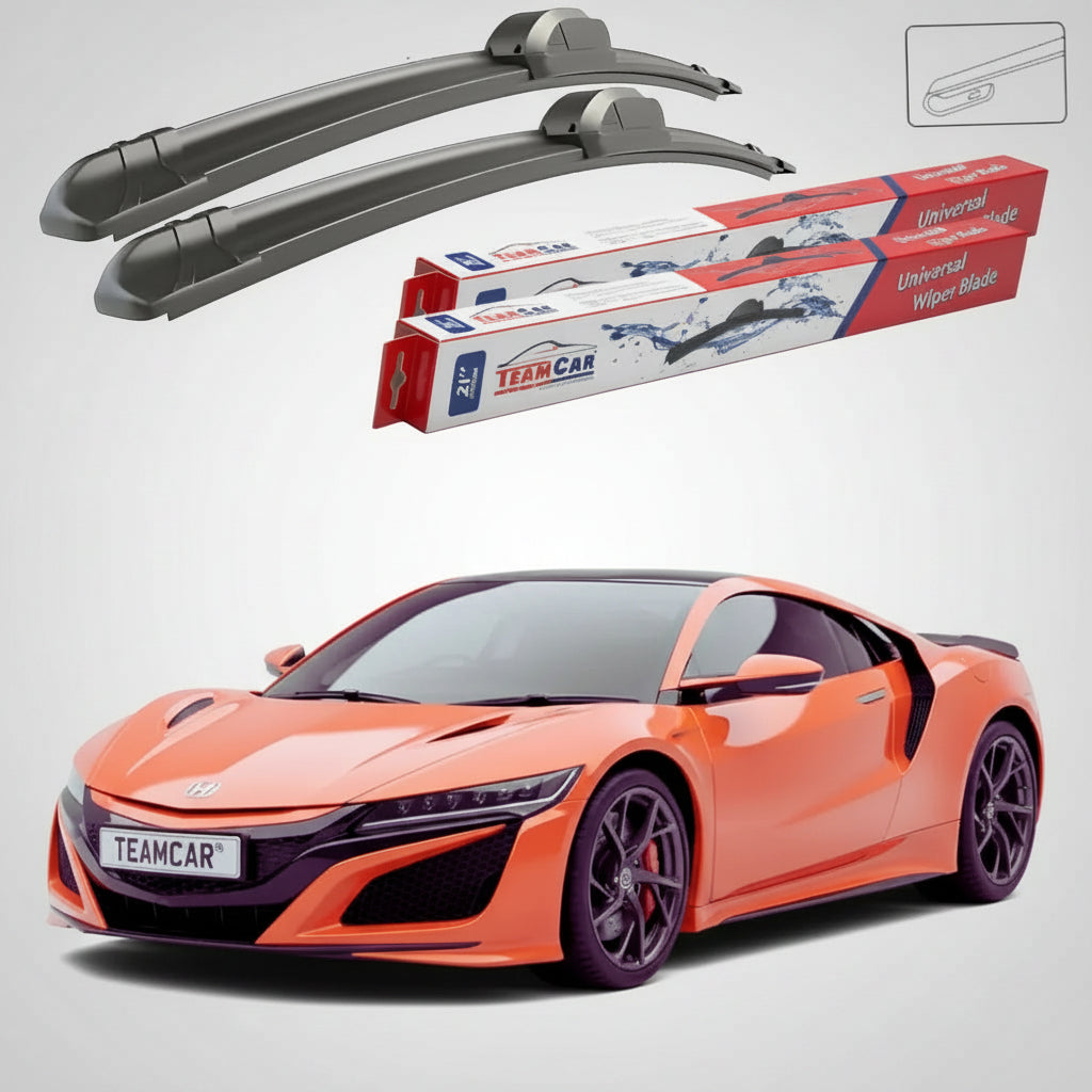 Ștergătoare Honda NSX Gen II (NC_) Coupe 2016-prezent | Set Față Flat – TeamCar®