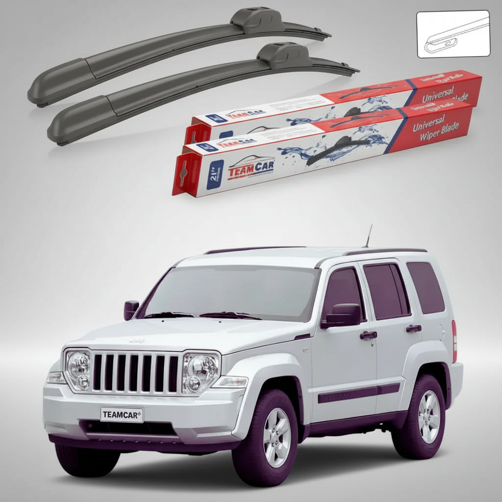 Ablaktörlők Jeep Cherokee KK 2008-tól napjainkig | Lapos első ablaktörlő készlet – TeamCar®