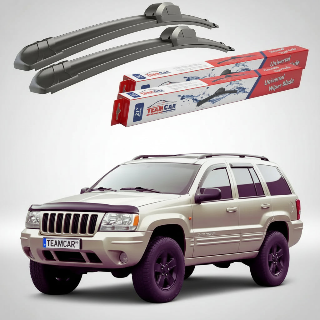 Ablaktörlők Jeep Grand Cherokee WJ 1999-2005 | Lapos első ablaktörlő készlet – TeamCar®