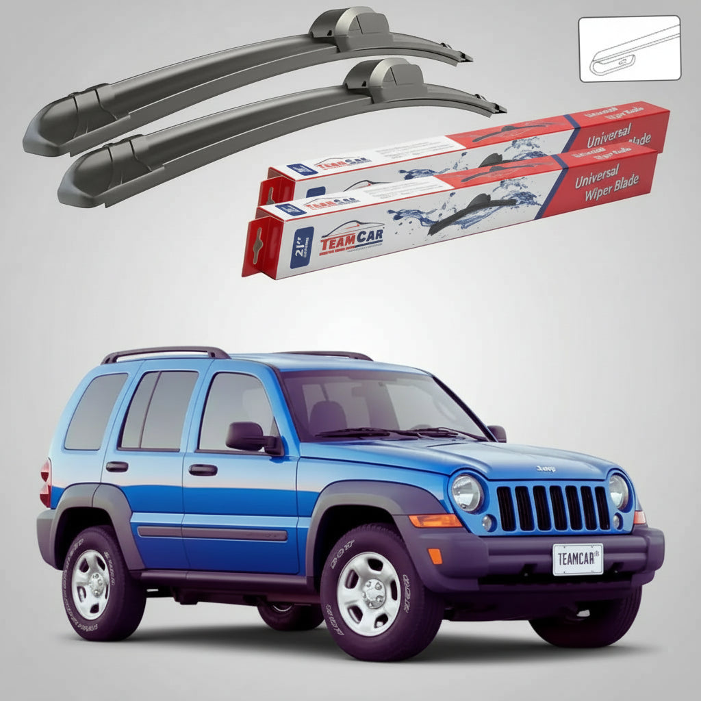 Ablaktörlők Jeep Liberty KK 2007-től napjainkig | Lapos első ablaktörlő készlet – TeamCar®