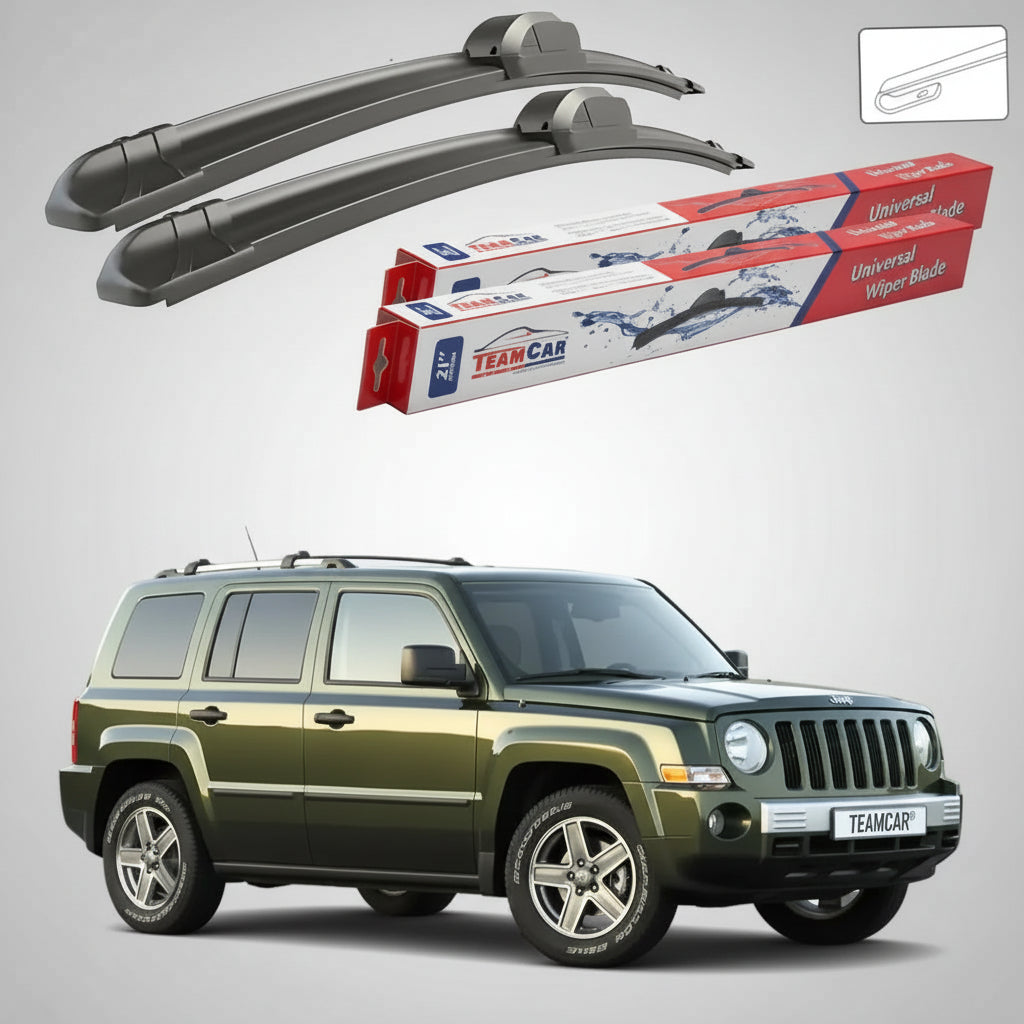 Ștergătoare Jeep Patriot MK 2006-prezent | Set Față Flat – TeamCar®
