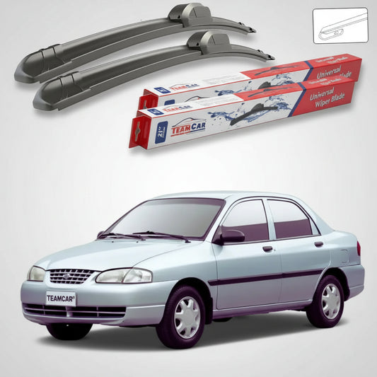 Essuie-glaces Kia Avella 1995-2001 | Jeu d'essuie-glaces avant plats – TeamCar®