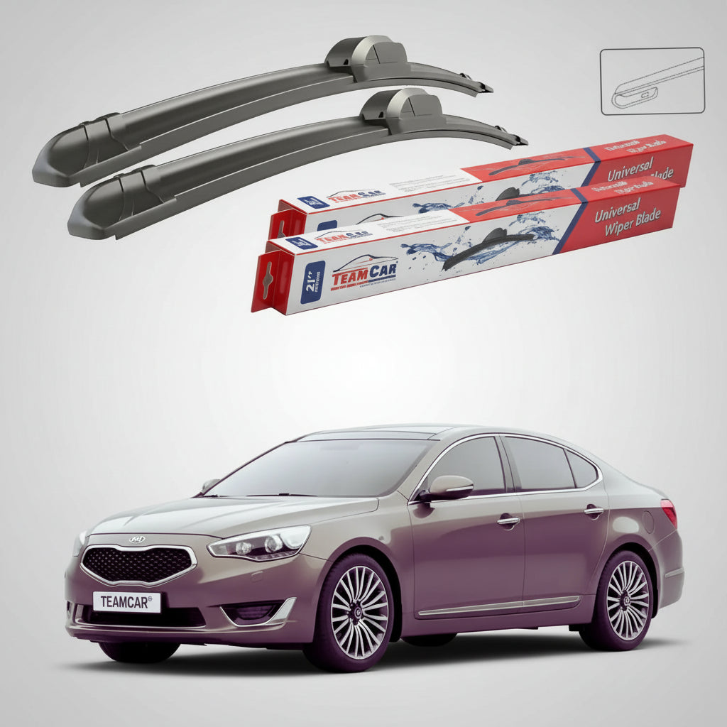 Essuie-glaces Kia Cadenza VG 2010-2015 | Jeu d'essuie-glaces avant plats – TeamCar®