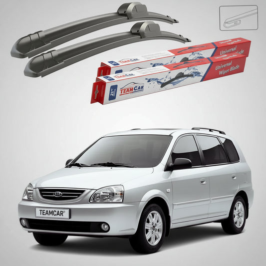 Essuie-glaces Kia Carens FC/FJ 1999-2006 | Jeu d'essuie-glaces avant plats – TeamCar®