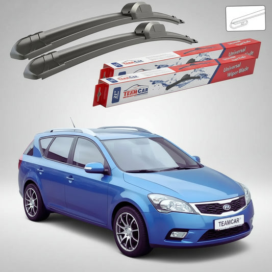 Ștergătoare Kia Ceed I SW Facelift ED 2009-2012 | Set Față Flat – TeamCar®