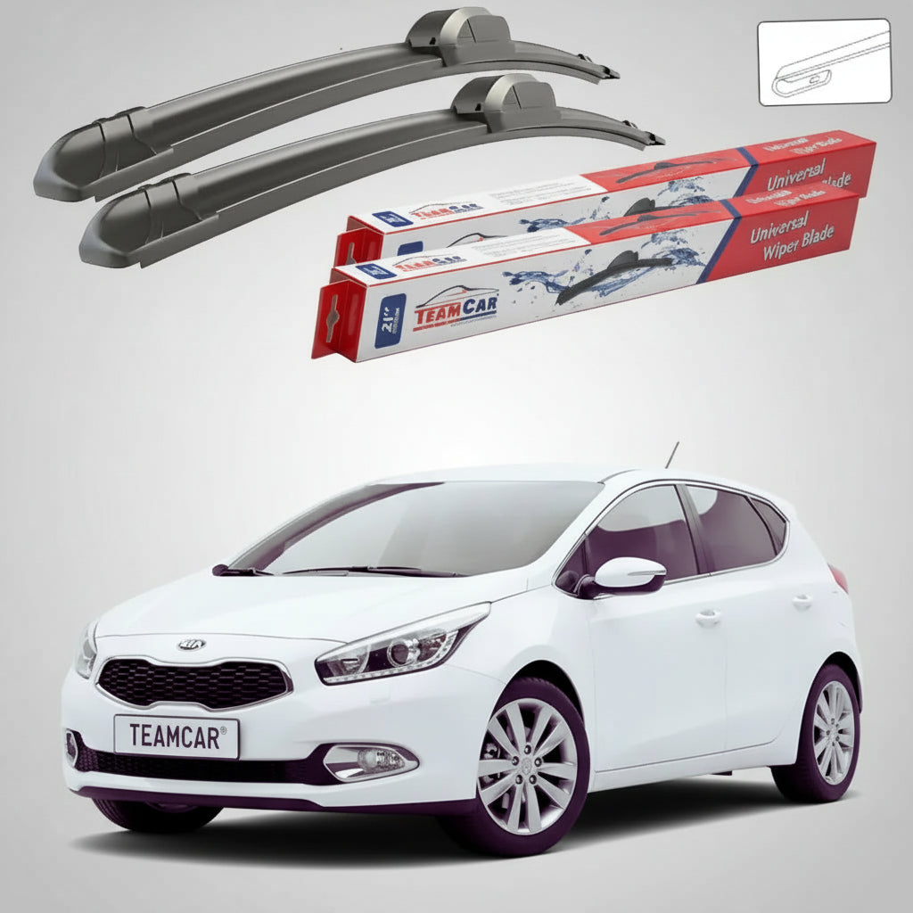 Ștergătoare Kia Ceed II JD 2012-2018 | Set Față Flat – TeamCar®