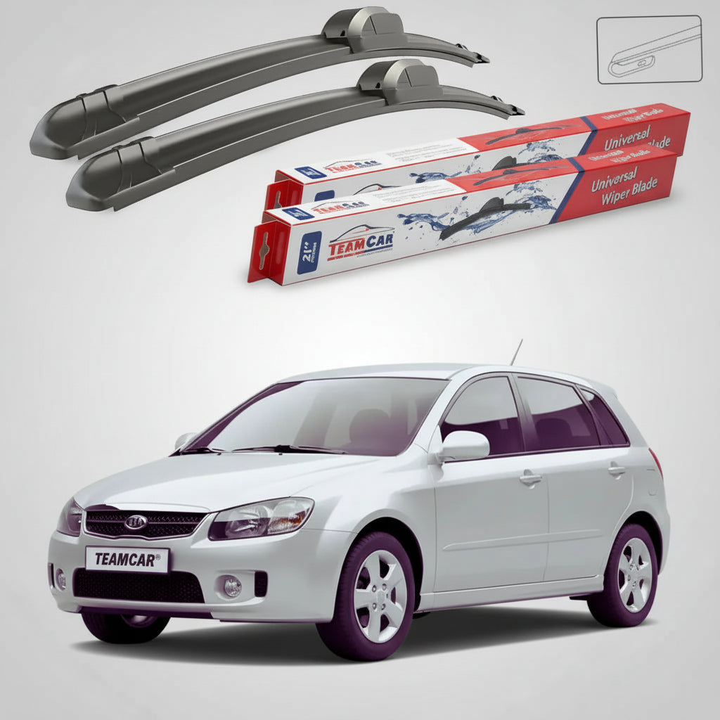 Ștergătoare Kia Cerato I LD Hatchback 2004-2009 | Set Față Flat – TeamCar®