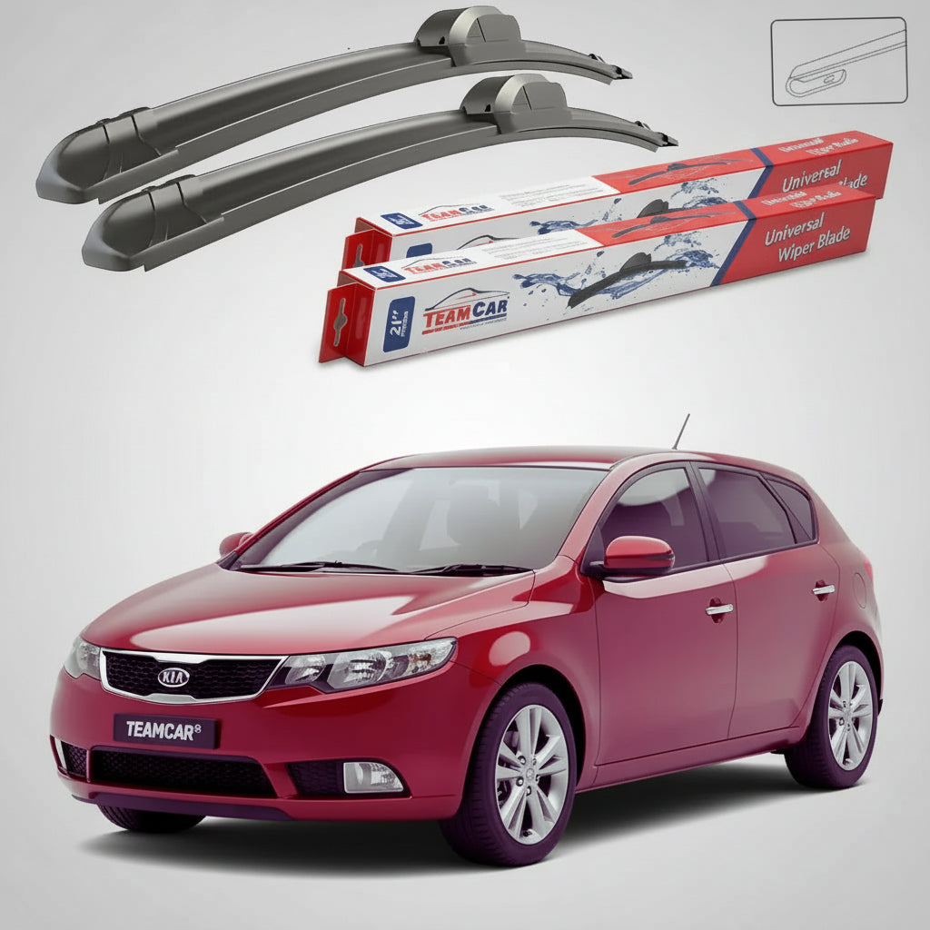 Ștergătoare Kia Cerato II TD Hatchback 2010-2014 | Set Față Flat – TeamCar®