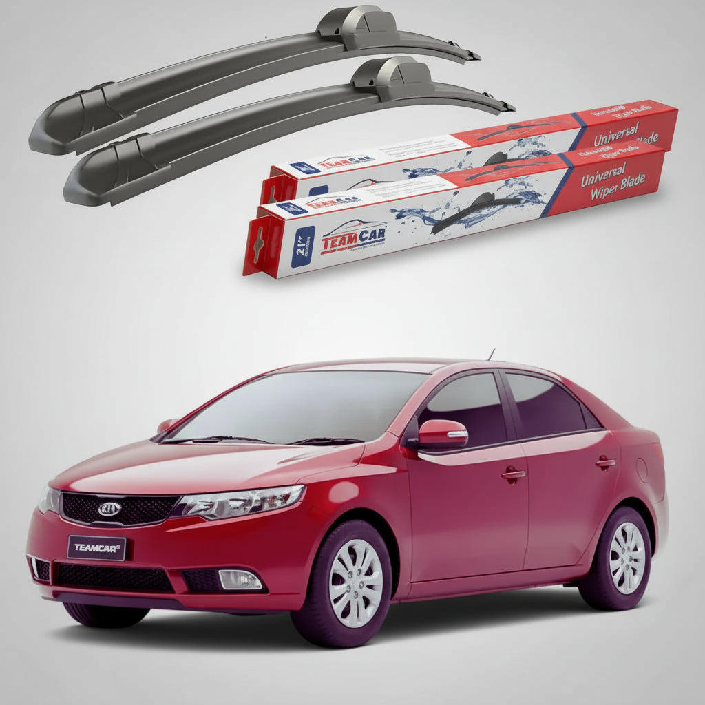 Ștergătoare Kia Cerato II TD Sedan 2008-2014 | Set Față Flat – TeamCar®