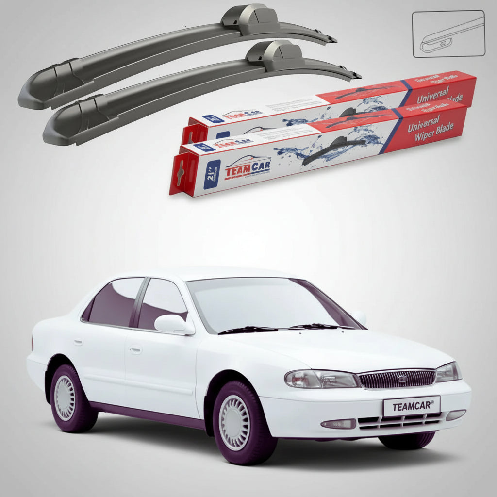 Ștergătoare Kia Clarus Sedan 1996-2001 | Set Față Flat – TeamCar®