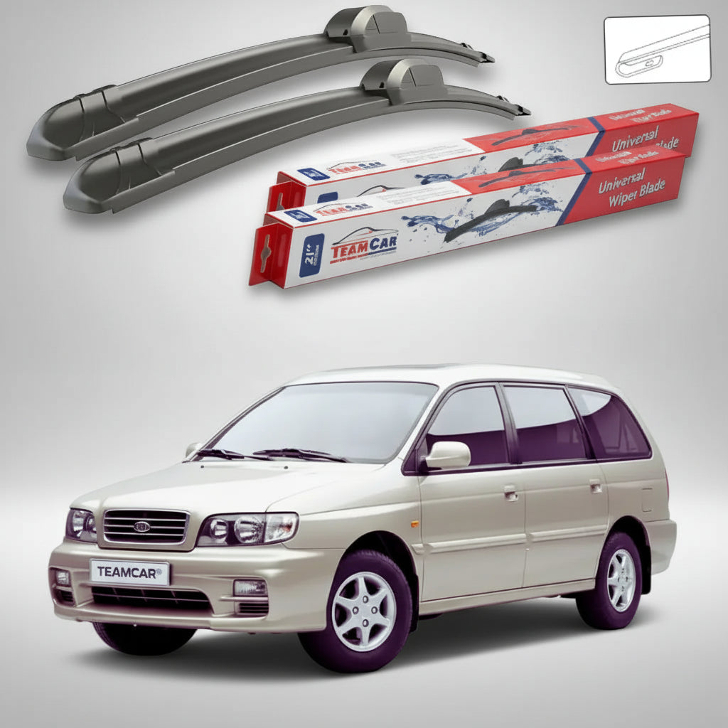 Ștergătoare Kia Joice Facelift MPV 2001-2003 | Set Față Flat – TeamCar®