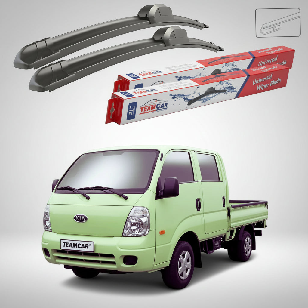 Ștergătoare Kia K2500 2001-2006 | Set Față Flat – TeamCar®