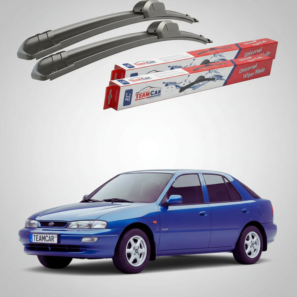 Ștergătoare Kia Mentor II FX Hatchback 2001-2004 | Set Față Flat – TeamCar®